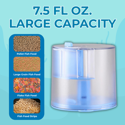 AquaFeedHub Dual-Container Fish Feeder - Daily