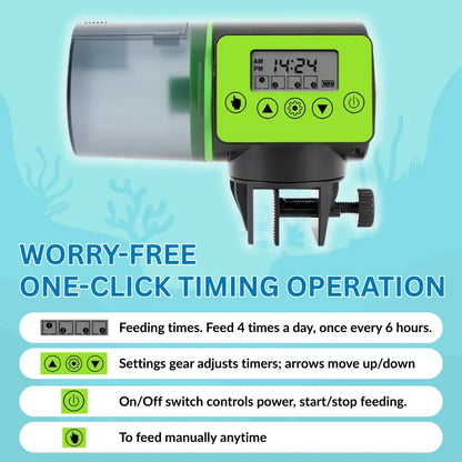 AquaFeedHub Auto Fish Feeder - Smart Timer Solution