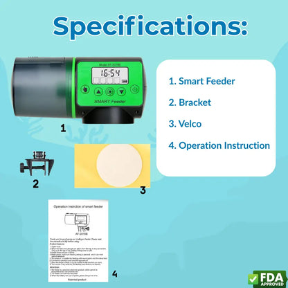 AquaFeedHub Auto Fish Feeder - Smart Timer Solution