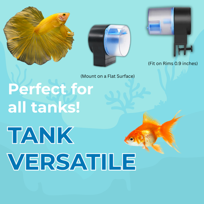 AquaFeedHub Dual-Container Fish Feeder - Daily